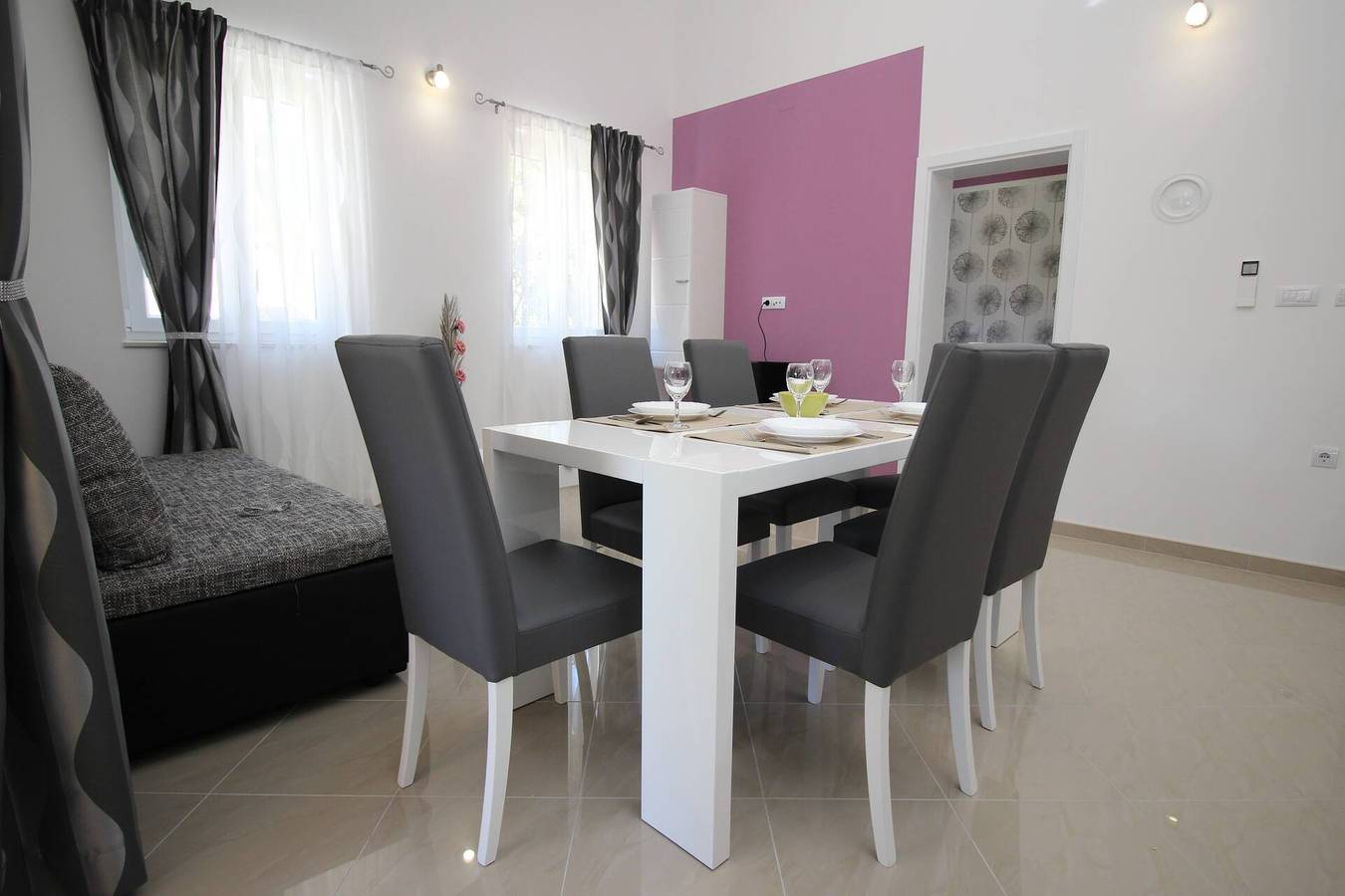 Ganze Wohnung, Apartment Gorica 1 Nr. 8 – mit Pool, 200 m vom Strand entfernt in Baska, Krk