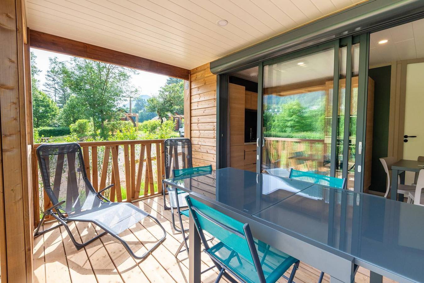 Chalet 4/6 pers. - Camping Les Berges du Bramont in Saint-Bauzile, Parc national des Cévennes