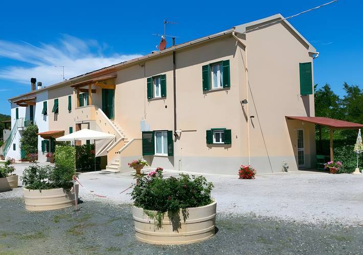 Kamer 'Agriturismo Case Nuove - Camera Ste' met gedeeld zwembad, wifi en airco in Castellina Marittima, Etruskische kust