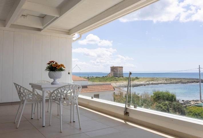 Ferienwohnung für 3 Personen, mit Ausblick und Garten in Torre Lapillo - 2