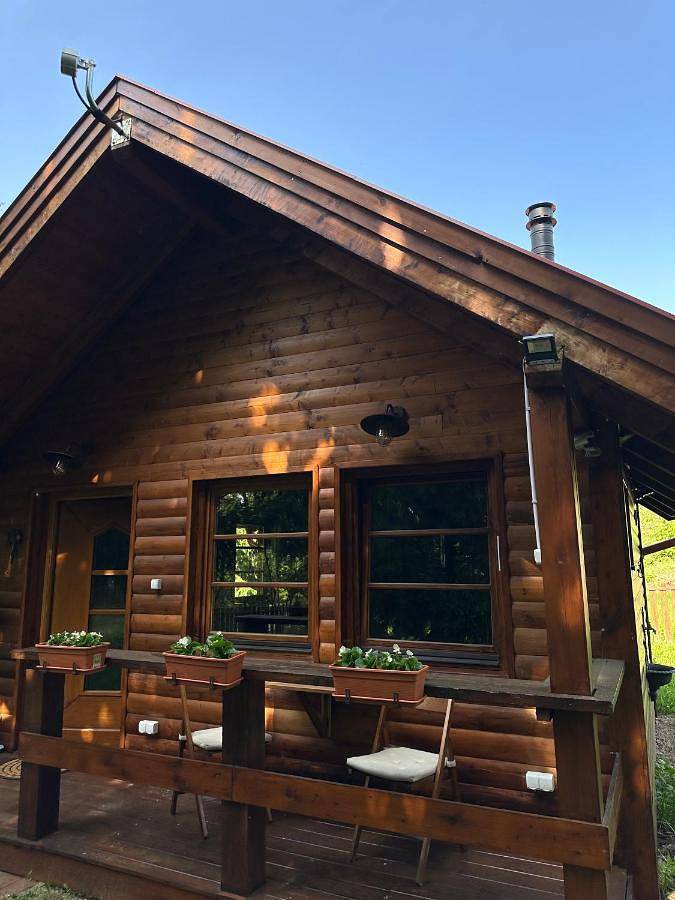 Chalet für 4 Personen, mit Sauna und Garten sowie Ausblick in Ungarn