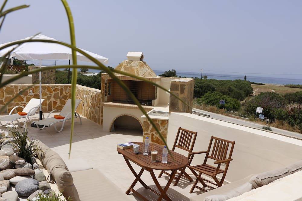 Uw Kretenzische vakantiehuis: luxe accommodatie in een rustige, aan zee gelegen omgeving. in Zuid-Kreta