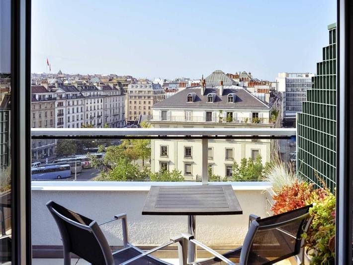 Appart’hôtel pour 2 personnes, avec Vue à Genève