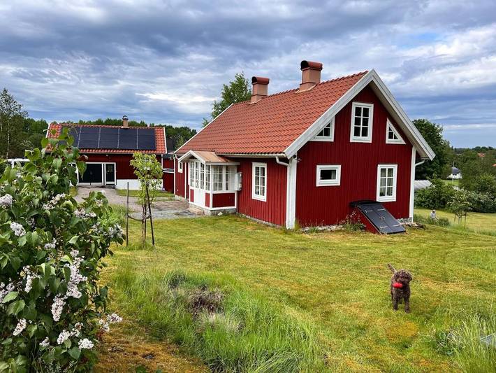 Ferienhaus für 4 Personen, mit Garten und Ausblick