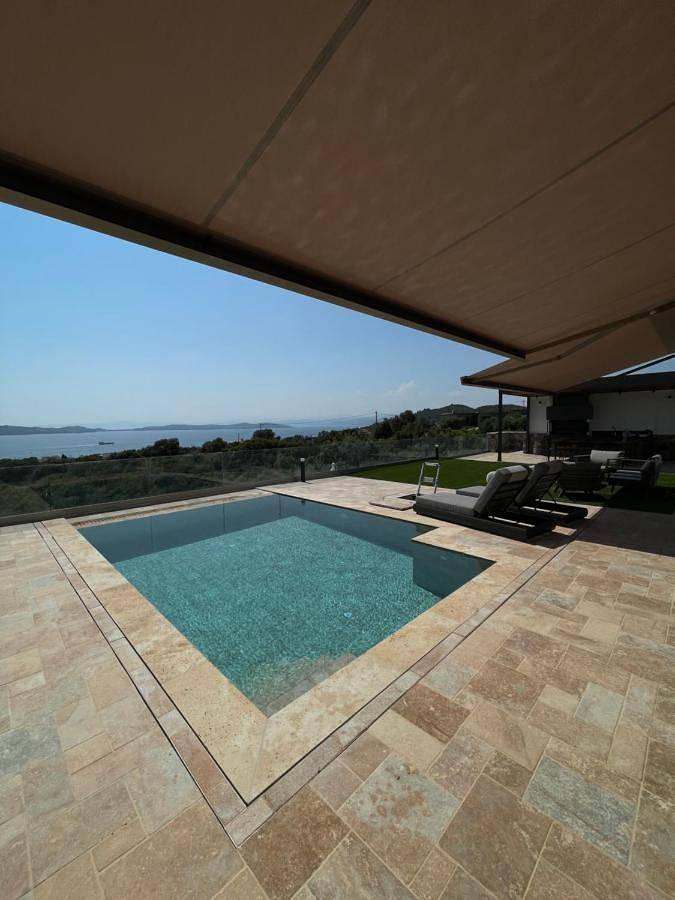 Villa für 5 Personen, mit Pool und Garten sowie Ausblick in Chalkidiki - 3