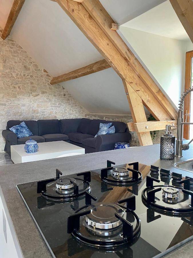 Gîte pour 4 personnes, avec piscine ainsi que vue et jardin à Dégagnac - 4