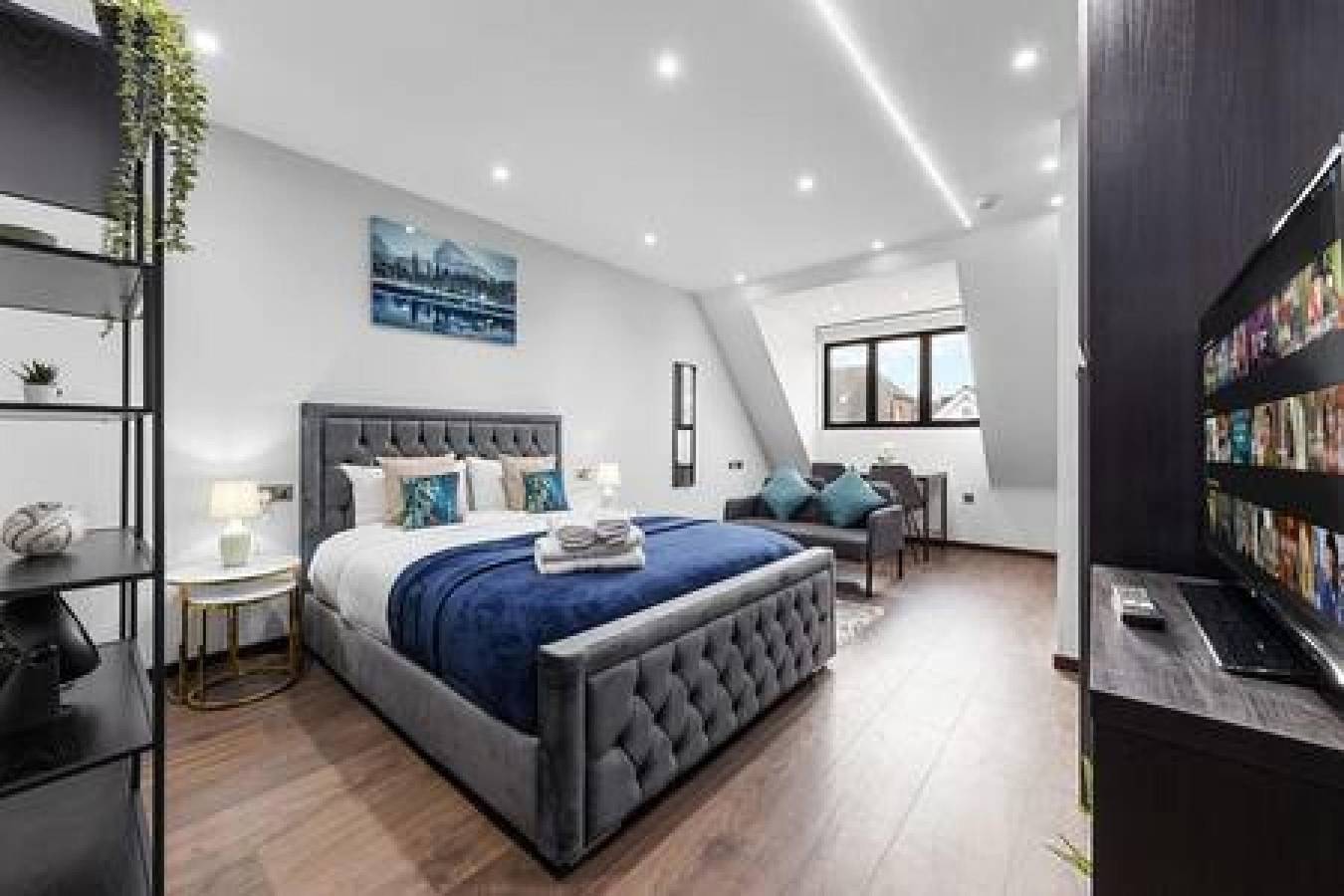 Entire apartment, Stylish King Size Bed Studio near Central London in London, South East England