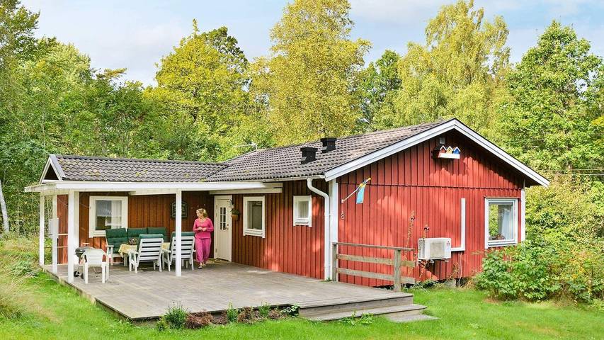 Ferienhaus für 4 Personen, mit Terrasse, mit Haustier in Schweden