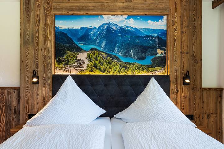 Hütte für 4 Personen, mit Balkon und Balkon/Terrasse, kinderfreundlich in Oberbayern - 3