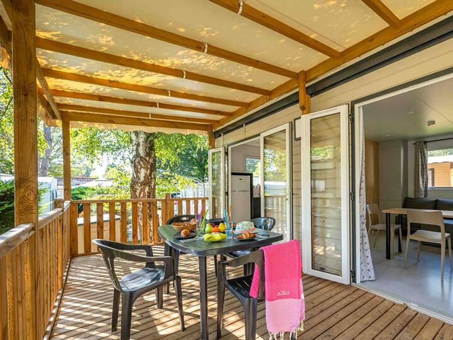 Camping Le Bontemps - Ciela Village - Mobilheim 4 personen - Ciela Privilège - 2 Schlafzimmer - Grill in Vernioz, Vienne und Umgebung