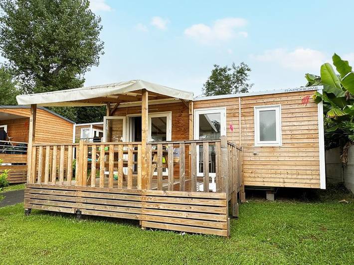 Camping para 5 personas, con Piscina para niños en Costa Vasca (Francia)