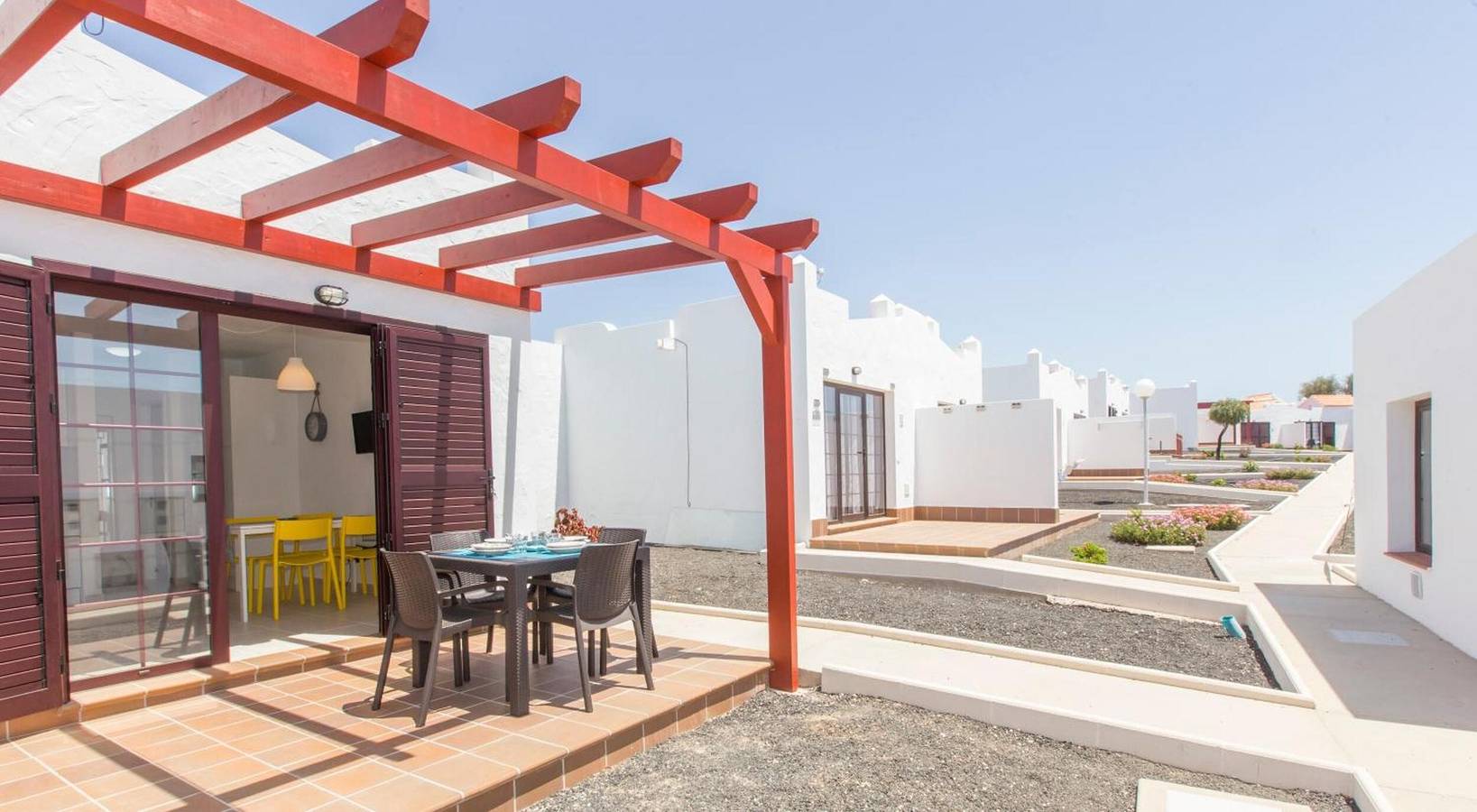 Apartamento entero, Apartamento de vacaciones 'Casita Del Sol' con piscina privada, terraza privada y Wi-Fi in Caleta de Fuste, Antigua