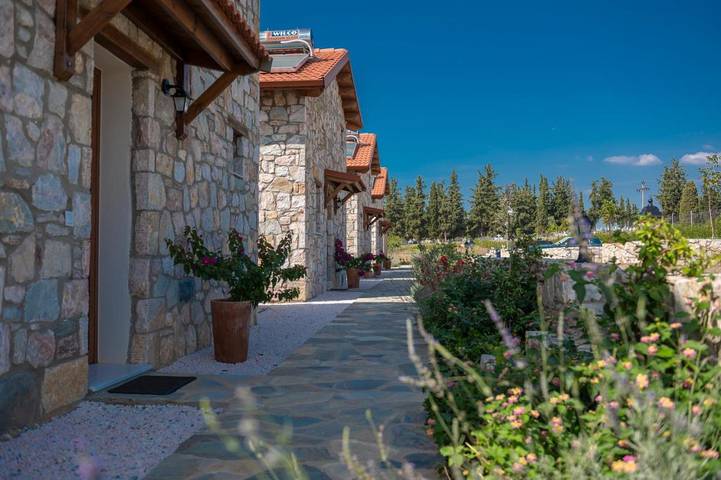 Villa für 4 Personen, mit Garten und Pool sowie Ausblick in Chalkidiki - 4