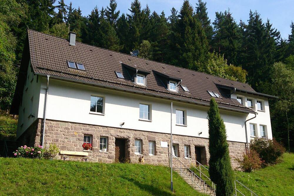 Ganze Wohnung, Ferienhaus Lütsche - direkt am Stausee im Thüringer Wald in Frankenhain, Rennsteig