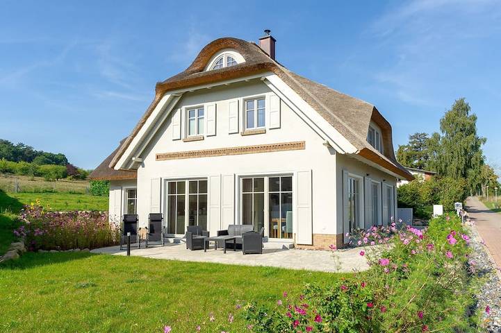 Ferienhaus für 5 Personen, mit Sauna und Terrasse sowie Garten, mit Haustier