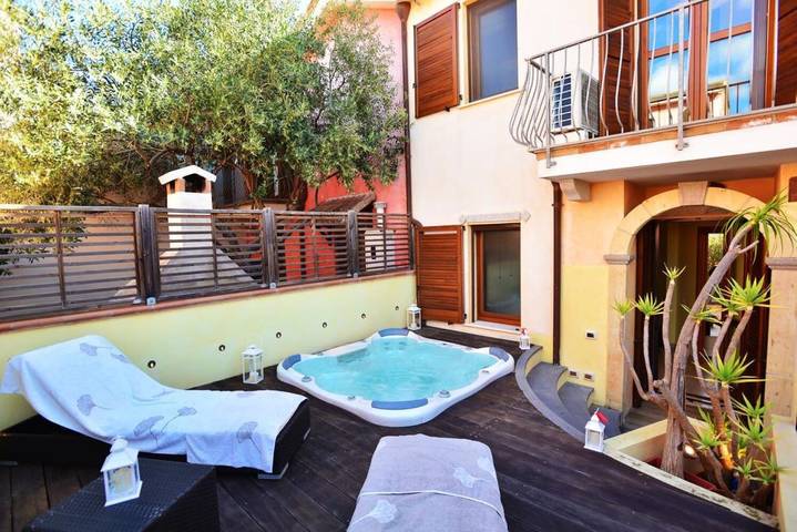 Ferienhaus für 6 Personen, mit Garten und Balkon