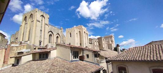 Gîte pour 2 personnes, avec vue dans Palais des Papes