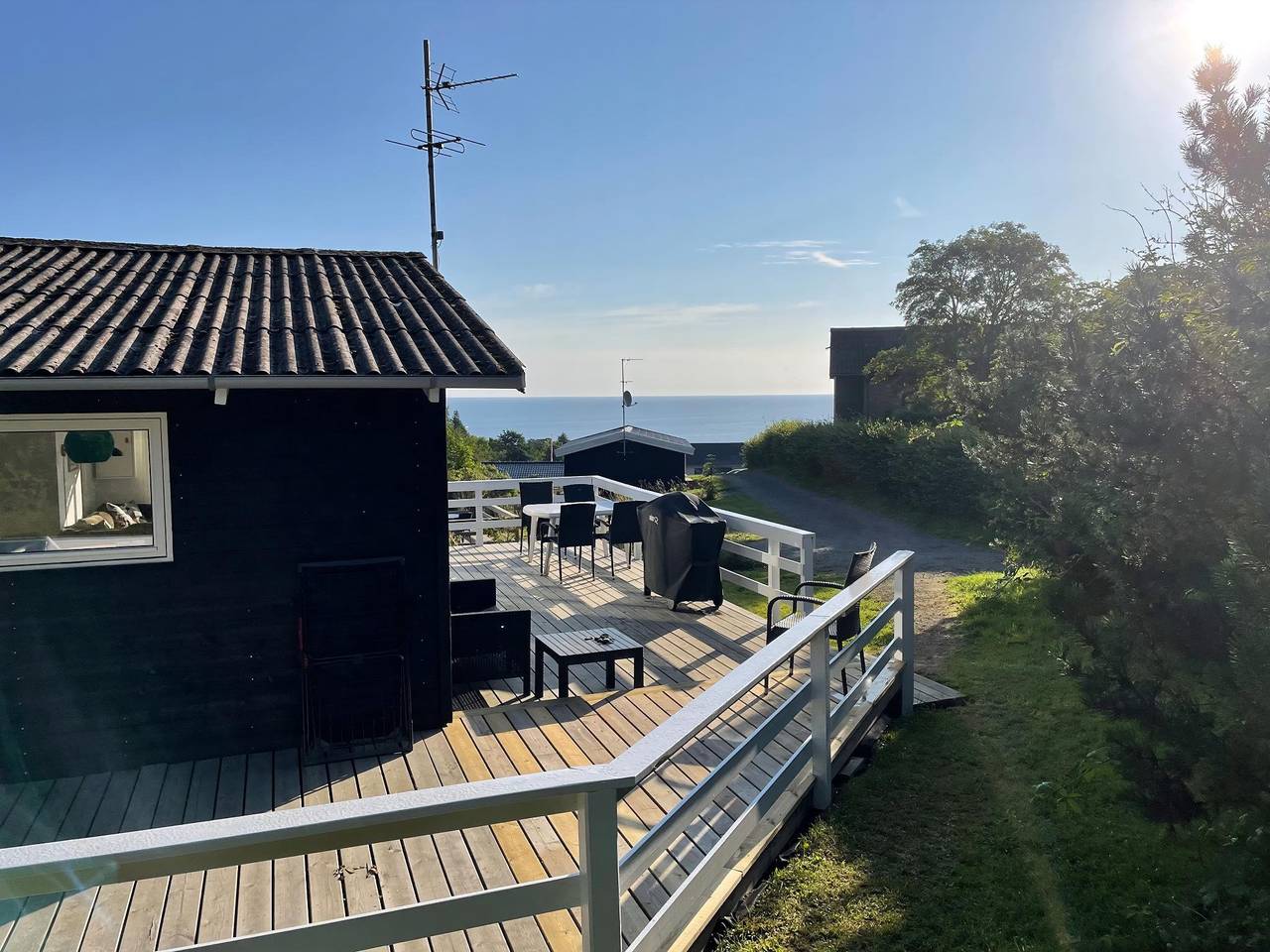 Holiday home with a fantastic view in Sandkås, Allinge