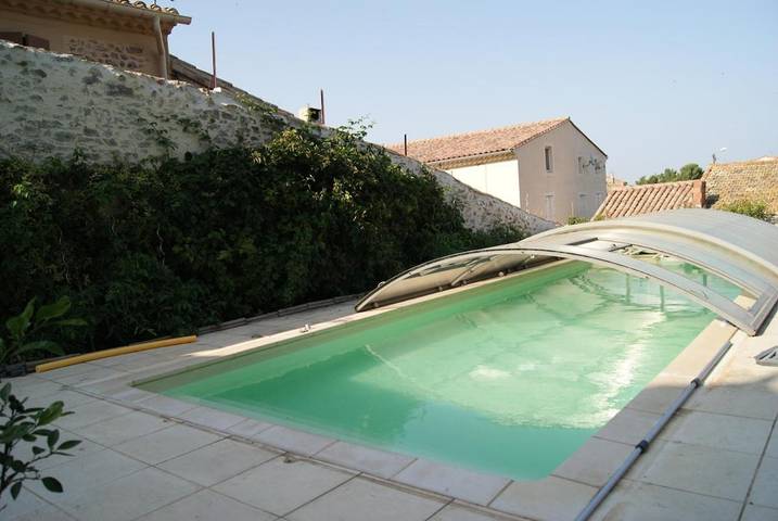 Appartement de vacances pour 6 personnes, avec jardin ainsi que piscine et vue