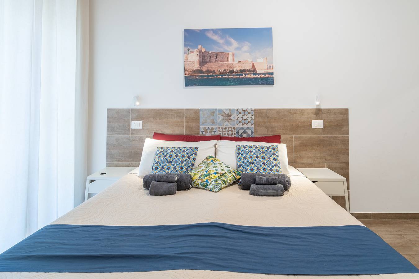 Maison d'hôtes 'Raudino Rooms - Maniace' avec balcon, Wi-Fi et climatisation in Syracuse, Province de Syracuse
