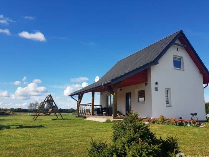 Ferienhaus für 5 Personen, mit Terrasse und Garten sowie Sauna in Pommern