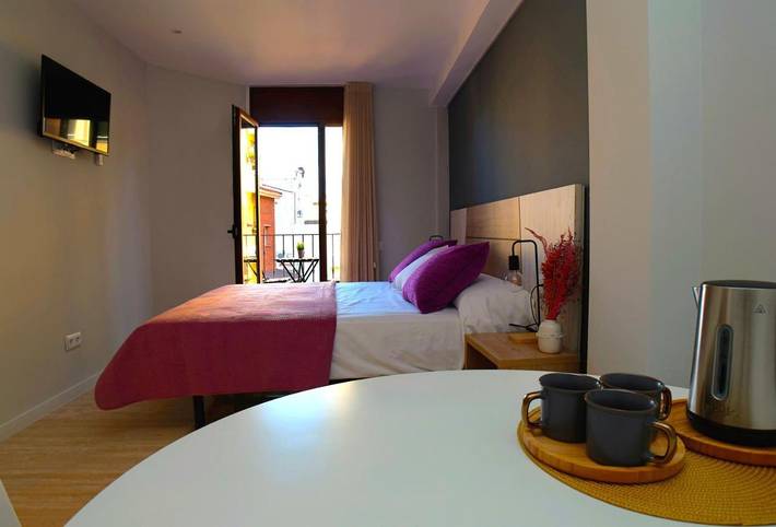 Casa de huéspuedes, con Balcón y Terraza en Badalona