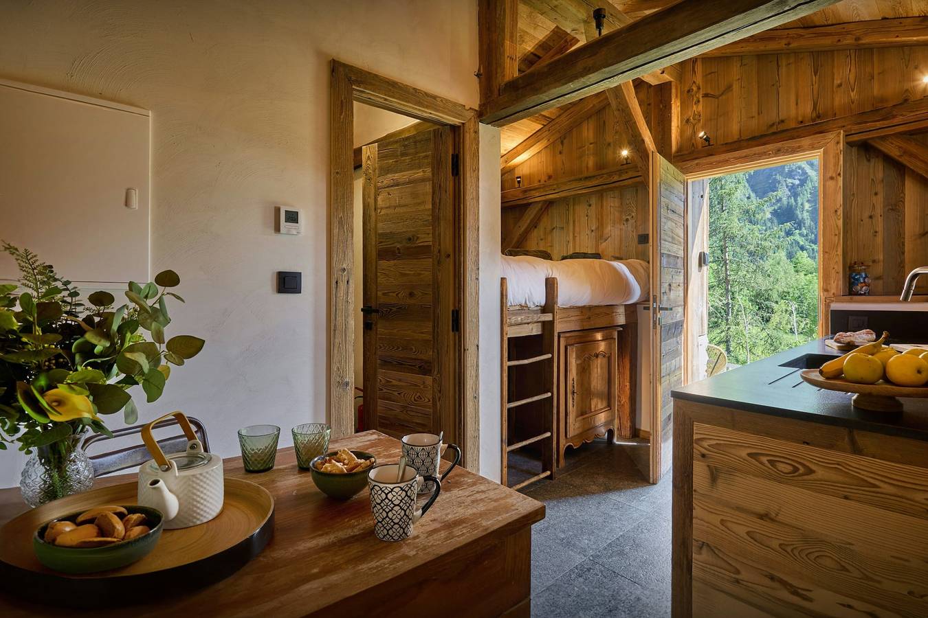 Casa Rural para 2 personas con jardín in Saint-Gervais-les-Bains, Pays du Mont-Blanc