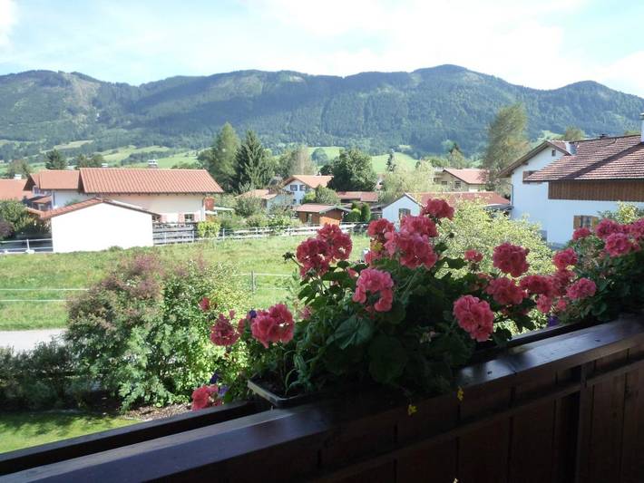Ferienwohnung für 3 Personen, mit Balkon und Garten sowie Ausblick in Halblech - 3