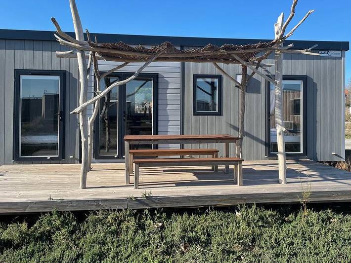 Camping Les Bois Flottés - Mobilheim 4 personen - O'Hara Komfort 2 Zi. in Salin-de-Giraud, Arles