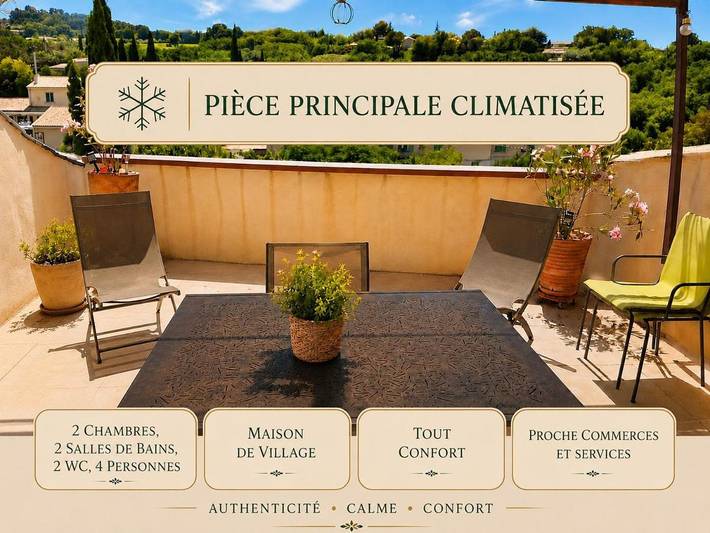 Casa de vacaciones para 4 personas, con terraza y vistas - 1