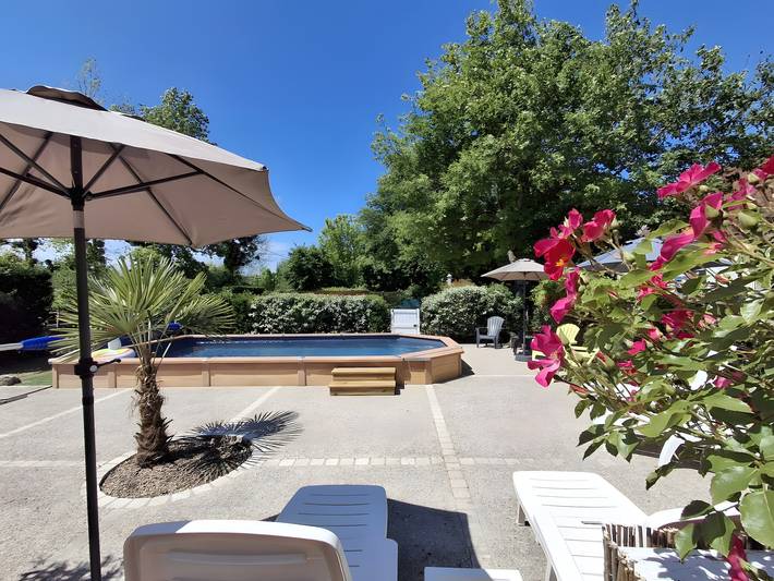 Maison de vacances pour 9 personnes, avec jardin