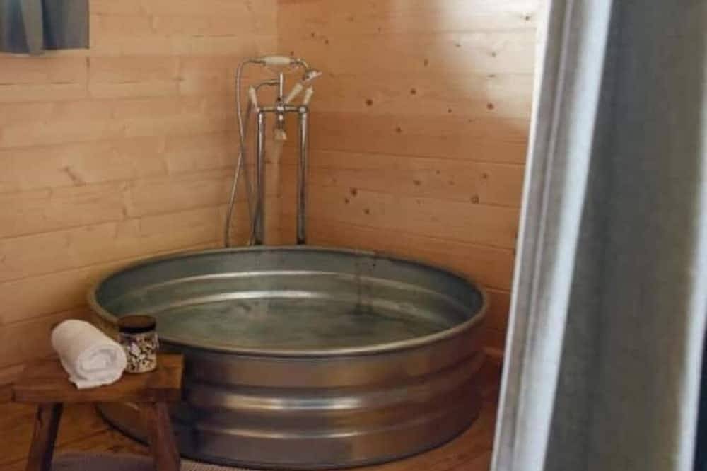 Offgrid-Holzhütte mit Hot Tub – Landhoeve Veluwe in Veluwe