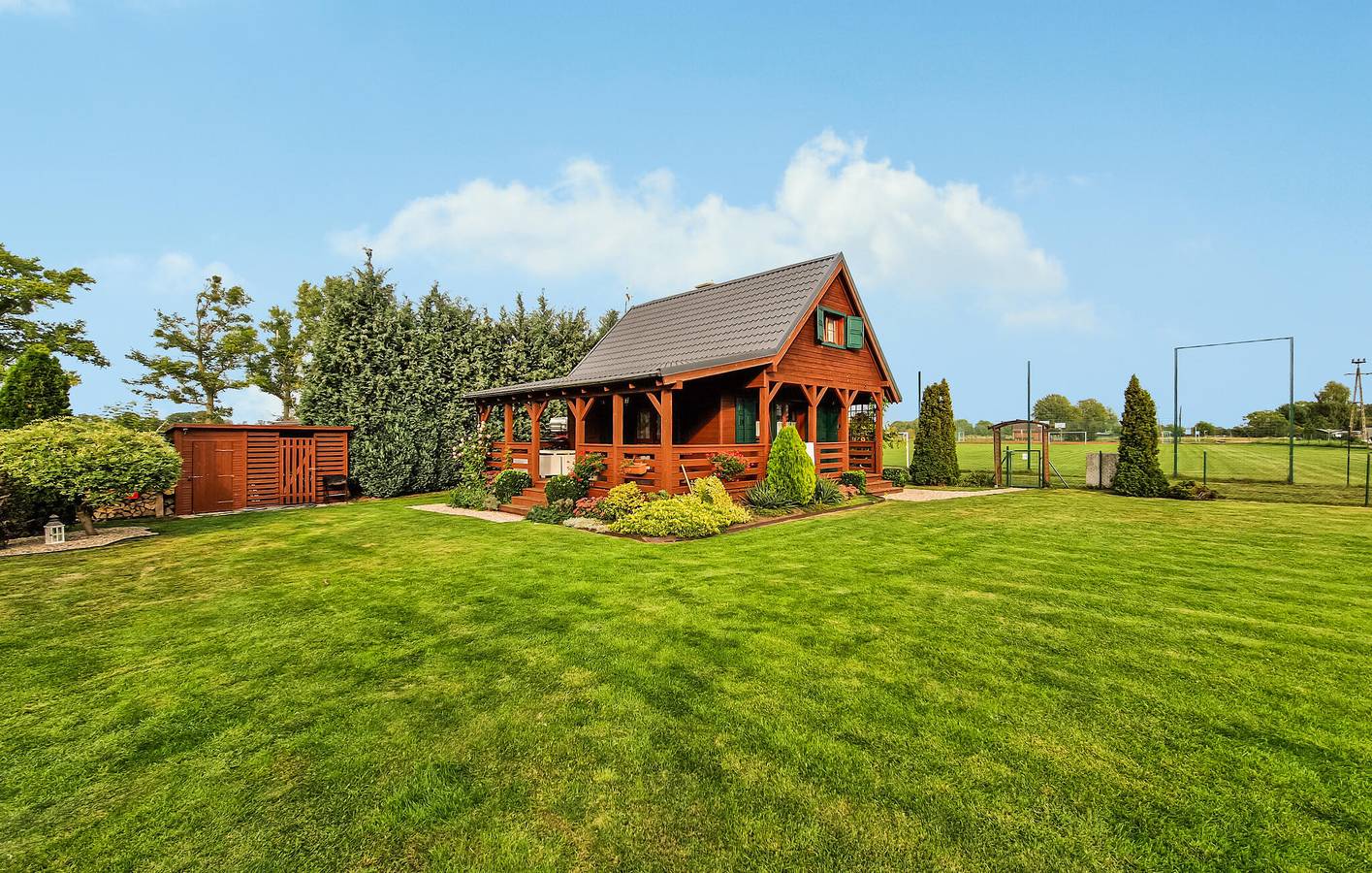 Dom dla 6 osób z taras in Zalew Szczeciński