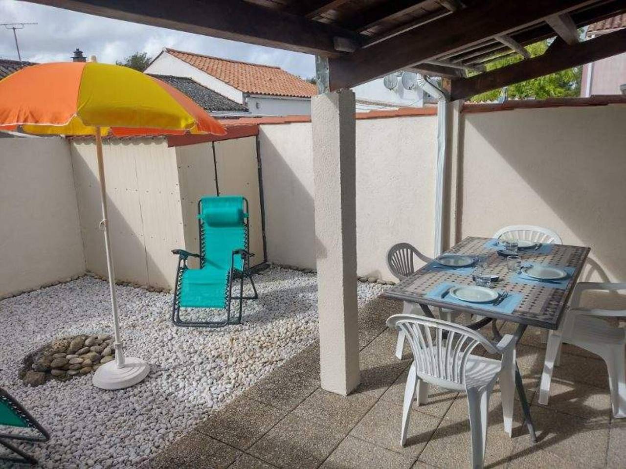 Maison de vacances 'Pour Une Halte Sur Oléron' avec terrasse partagée in Le Grand-Village-Plage, Côte de Beauté