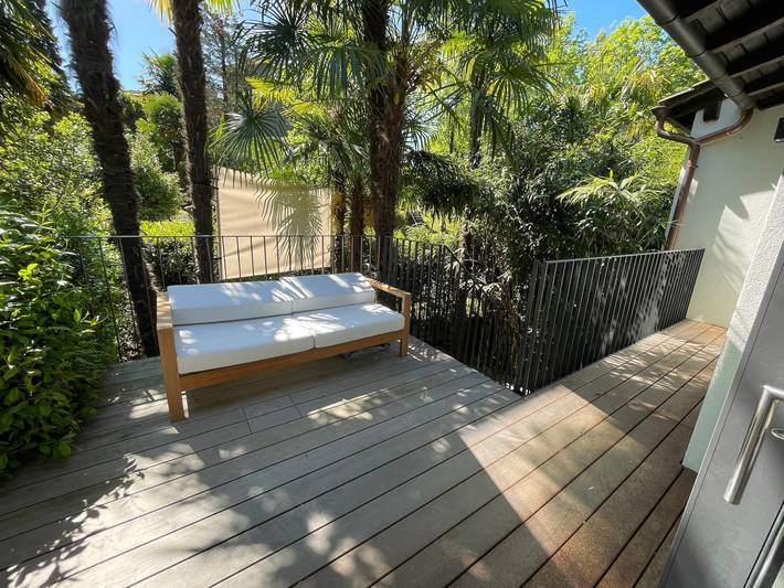 Bungalow para 2 personas, con jardín en Suiza