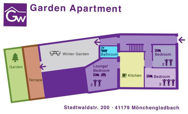 Ferienwohnung für 7 Personen, mit Ausblick und Balkon in Mönchengladbach - 3