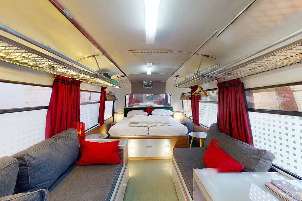 Stay on a vintage 1974 Maltese bus in Xaghra in Xaghra, Gozo