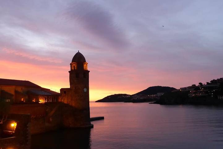 Gîte pour 4 personnes, avec Balcon dans Eglise Notre Dame Des Anges De Collioure