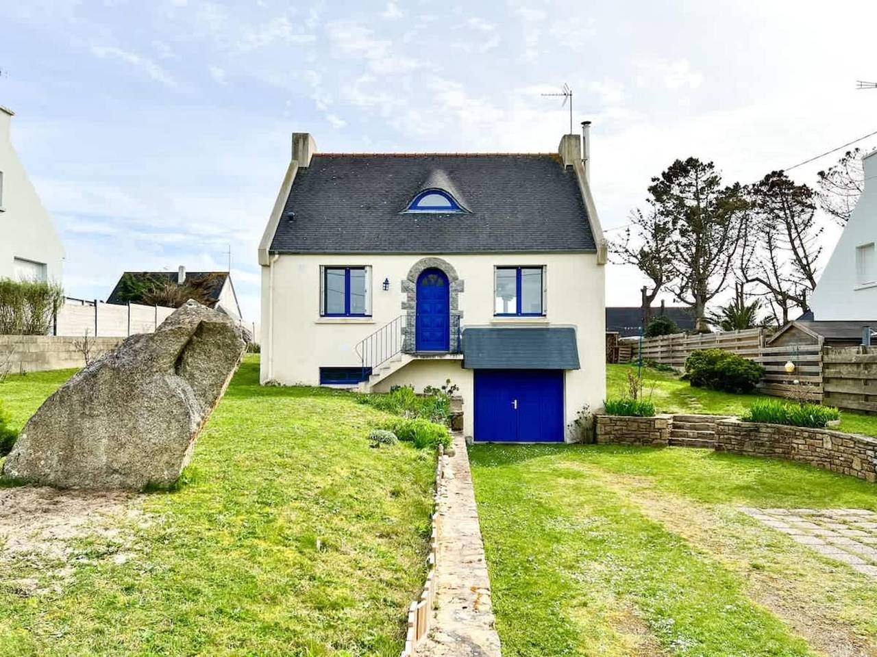Plouguerneau Küstenrefugium mit Garten in Lampaul-Plouarzel, Brest und Umgebung