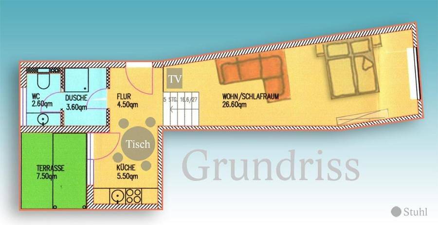 Ferienwohnung für 2 Personen, mit Garten in Altstadt (Erfurt) - 4