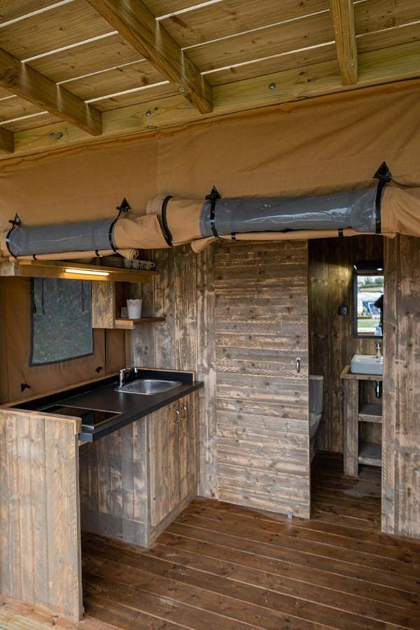 Camping para 4 personas con terraza in Playa de El Puerto (Castrillón), Castrillón