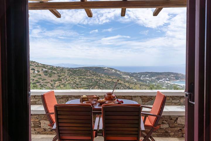 Vakantiewoning voor 4 personen, with uitzicht op zee and balkon as well as tuin, met huisdier in Sifnos