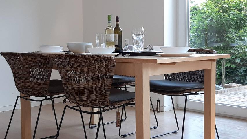 Ferienwohnung für 5 Personen, mit Terrasse und Garten