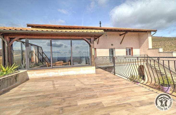 Villa Joanny in Fleurie, Beaujolais