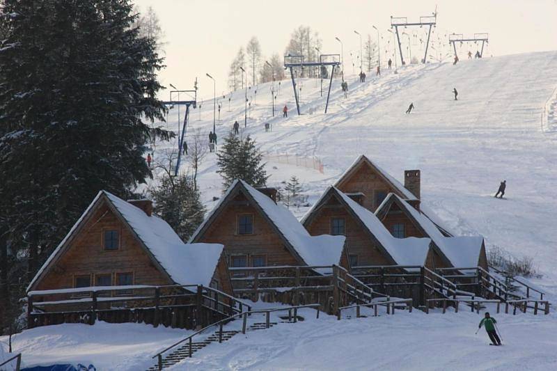 Domki na Stoku in Ustrzyki Dolne, Karpaty (Polska)