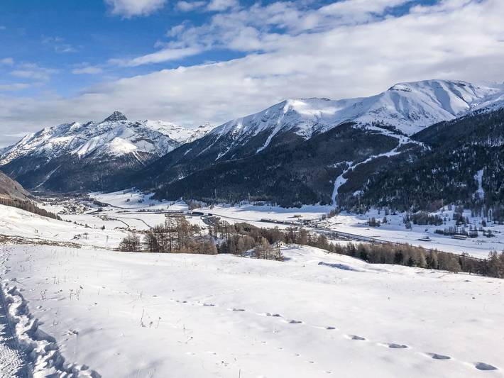Ganze Wohnung, Chesa Brünella, Wohnung Belvair in Zuoz, Sankt Moritz