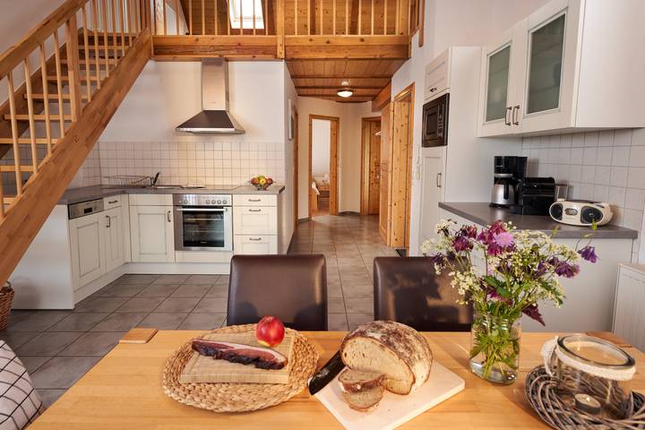 Ferienwohnung für 4 Personen, mit Terrasse und Garten sowie Sauna und Ausblick in Fröhnd