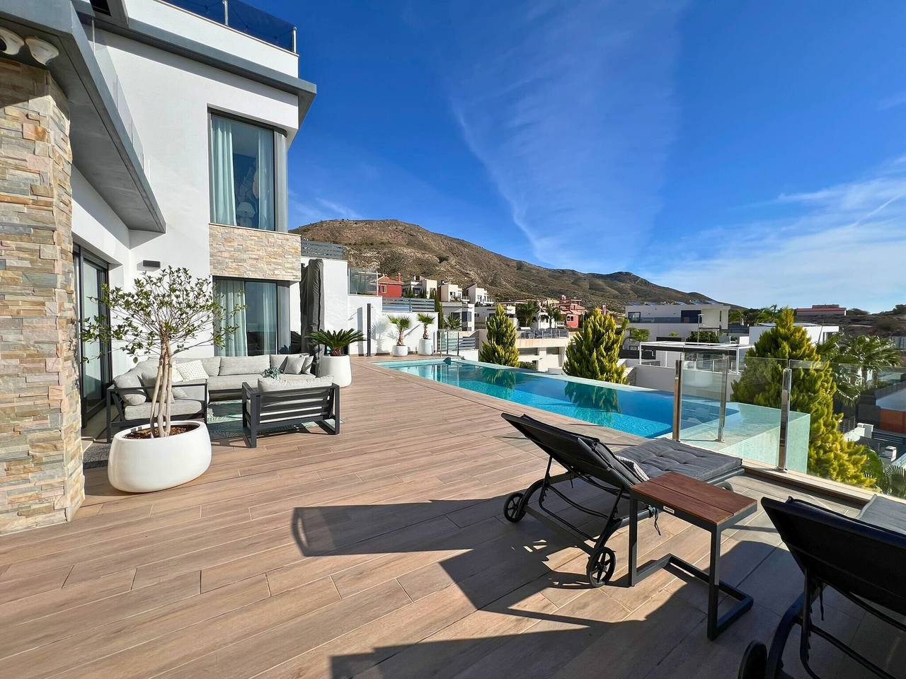 Villa « Barcelona 11 » avec vue sur la mer, Wi-Fi et climatisation in Finestrat, Costa Blanca