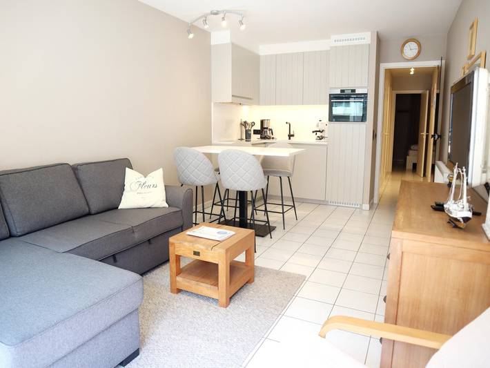 Lägenhet för 6 Personer, med balkong/terrass och terass i Belgien