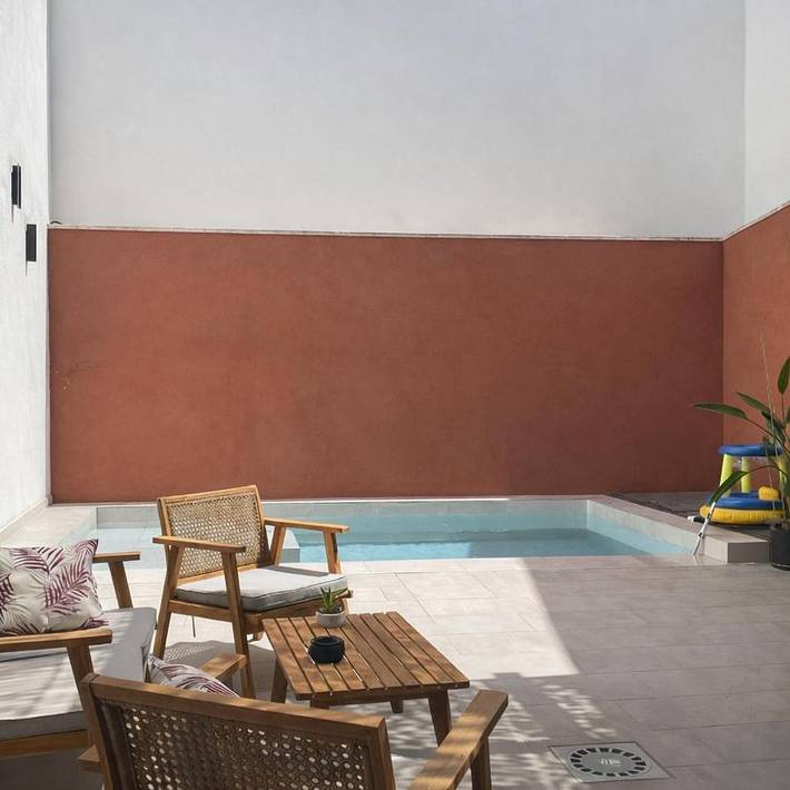 Casa de vacaciones para 8 personas, con piscina además de balcón y vistas, Familias con niños - 1